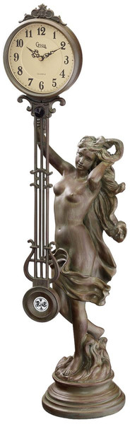 Goddess Of Time Pendulum Clock Sculpture